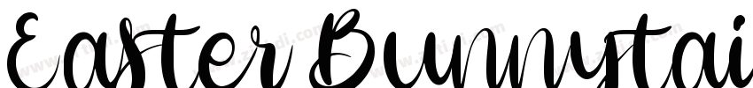Easter Bunnytail字体转换